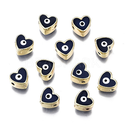 Alloy Enamel Beads PALLOY-Q441-036C-RS-1