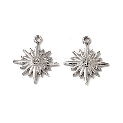 201 Stainless Steel Pendants STAS-J401-VC582-1