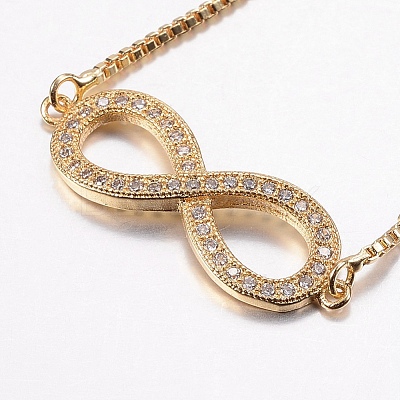 Adjustable Brass Bolo Bracelets BJEW-P200-05G-1