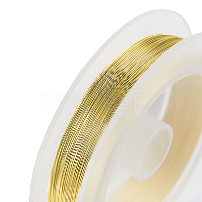 Round Brass Wire for Jewelry Making CWIR-BC0006-09-0.3mm-1