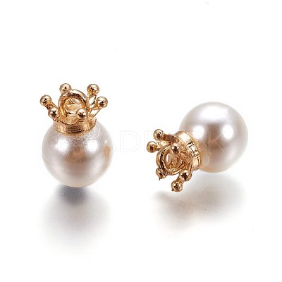 Alloy Bead Cap Pendant Bails X-PALLOY-F247-01LG-1