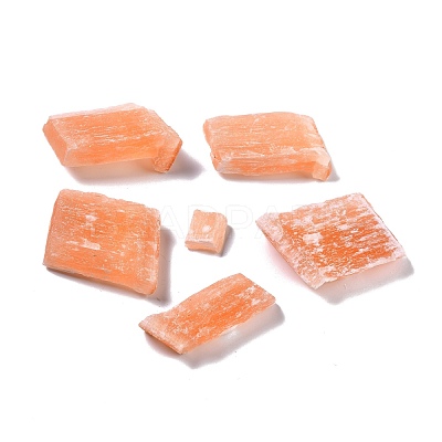 Rough Raw Natural Selenite Beads G-K314-03-1