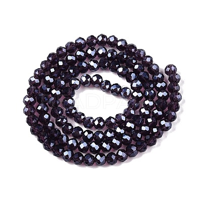 Electroplate Glass Beads Strands EGLA-A044-T4mm-A15-1