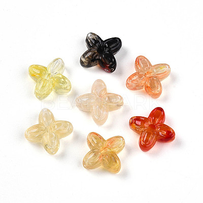 Transparent Acrylic Beads X1-TACR-T028-35H-1