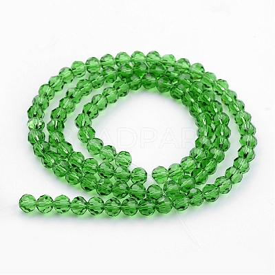 Transparent Glass Bead Strands GLAA-G013-10mm-M-1