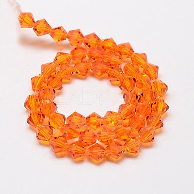 Transparent Glass Beads Strands EGLA-A039-T4mm-D11-1