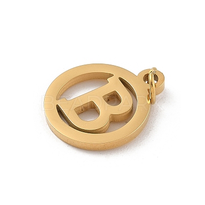 304 Stainless Steel Charms
with Jump Ring STAS-R001-02G-B-1