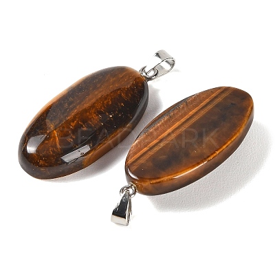 Natural Tiger Eye Pendants GG-CBACB71-01P-11-1