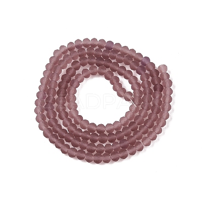 Transparent Glass Beads Strands EGLA-A044-T2mm-MD07-1