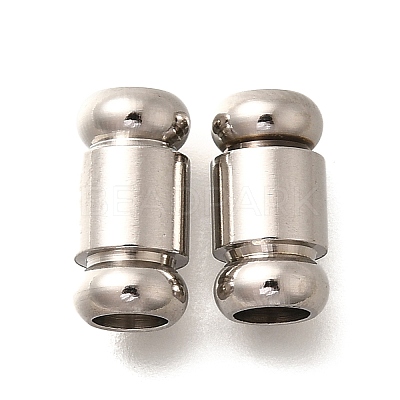 201 Stainless Steel Beads STAS-P381-01C-P-1
