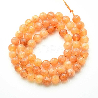 Natural Quartz Beads Strands G-N355-6mm-44-1