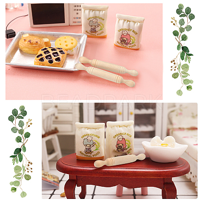 Mini Wooden Rolling Pin DJEW-OC0001-14-1