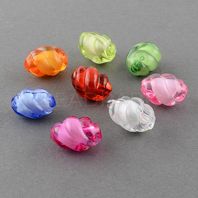 Transparent Acrylic Beads X-TACR-S107-14mm-M-1