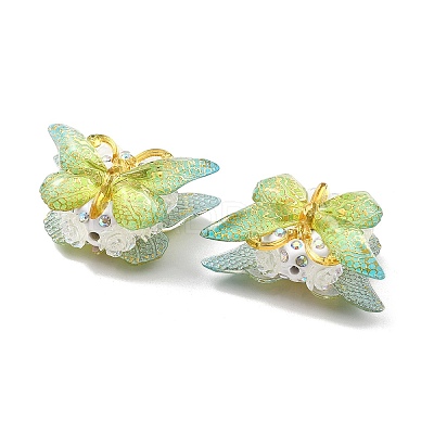 Polymer Clay Rhinestone Beads CLAY-NH0001-07-1