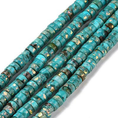 Synthetic Imperial Jasper & Opal Beads Strands G-E185-05-1