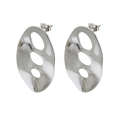 Non-Tarnish 304 Stainless Steel Stud Earring Findings STAS-L024-005P-01-1