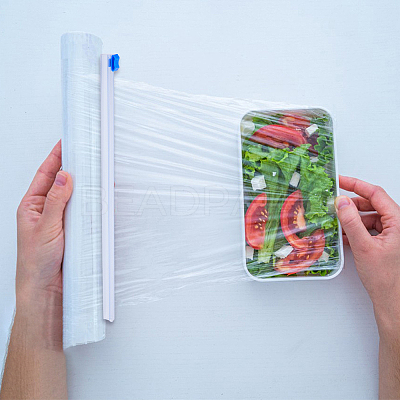 Plastic Reusable Cling Film Slide Cutter AJEW-WH0314-257B-1