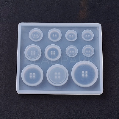 Silicone Button Molds X-DIY-L005-18-1