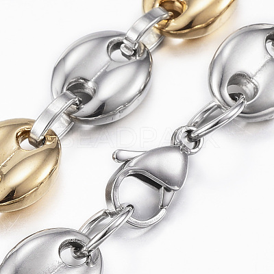 Two Tone 201 Stainless Steel Jewelry Sets SJEW-F157-05GP-1