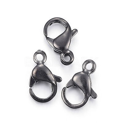 304 Stainless Steel Lobster Claw Clasps X-STAS-H353-A-02B-1