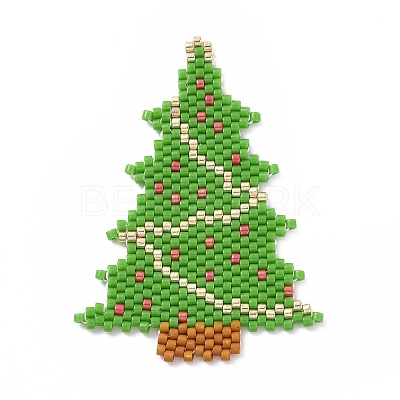 Handmade MIYUKI Japanese Seed Loom Pattern Seed Beads PALLOY-MZ00059-01-1
