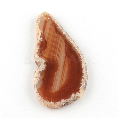 Dyed Mixed Shape Natural Agate Gemstone Big Pendants G-R300-03-1
