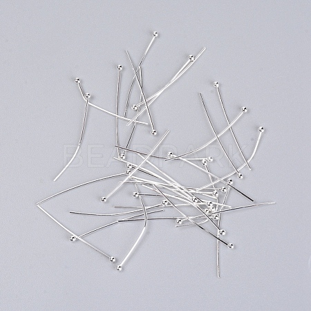 Brass Ball Head Pins KK-WH0043-03D-02-1