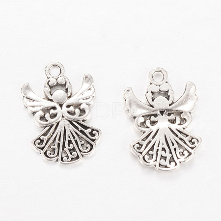 Tibetan Style Alloy Pendants TIBEP-Q063-52AS-NR-1