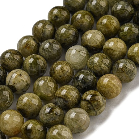 Natural Green Tourmaline Beads Strands G-B099-C05-05-1