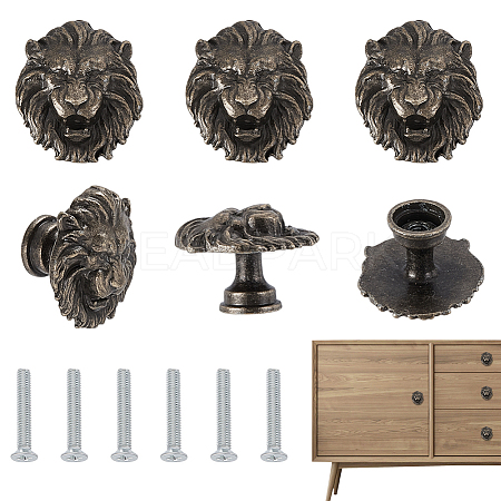 Lion Alloy Drawer Pull Handles FIND-WH0816-038AB-1