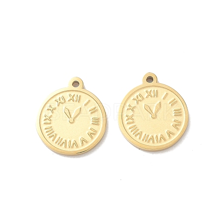 304 Stainless Steel Charms KK-D503-09G-1
