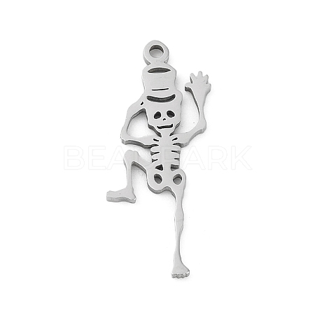 304 Stainless Steel Pendants STAS-U041-02H-P-1