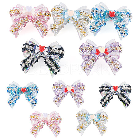 5Pcs 5 Styles Acrylic Spacer Beads OACR-TA0001-66-1
