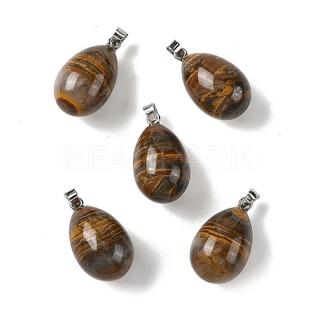 Natural Tiger Iron Pendants GG-K002-08A-05-1