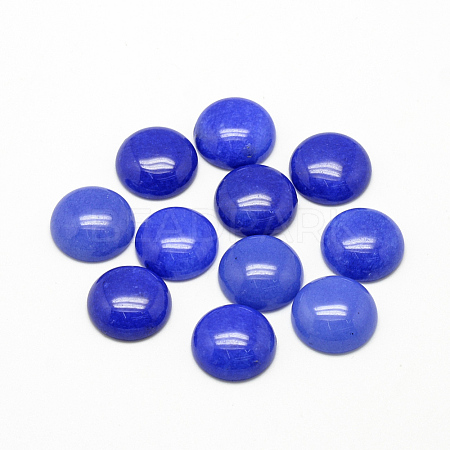 Natural White Jade Cabochons G-R416-12mm-03-1