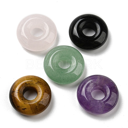 Natural Gemstone Pendants G-C066-01-1