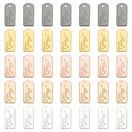 WADORN 50Pcs 5 Colors Alloy Charms FIND-WR0011-36-1