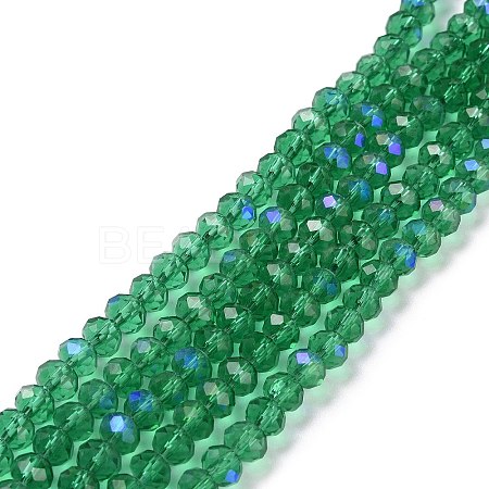 Electroplate Glass Beads Strands X1-EGLA-A034-T8mm-L12-1