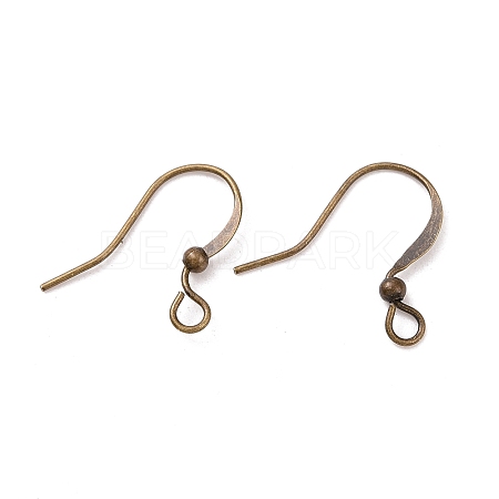Brass French Earring Hooks KK-Q365-AB-NF-1