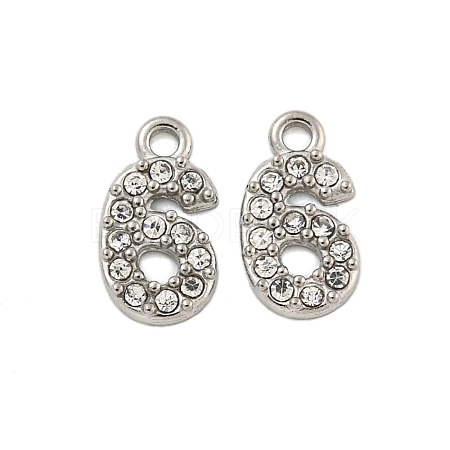 304 Stainless Steel Pendants STAS-L080-002P-06-1