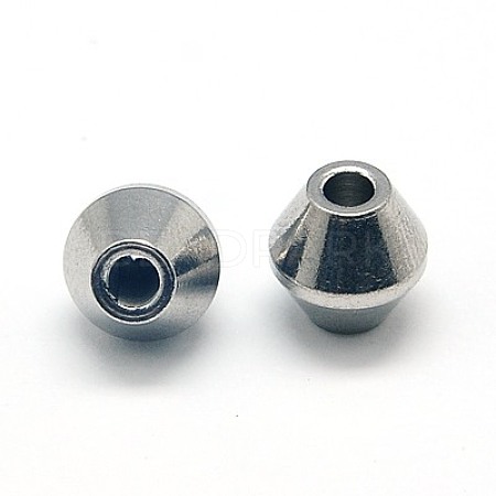 Tarnish Resistant 304 Stainless Steel Beads LS-STAS-E040-2-1