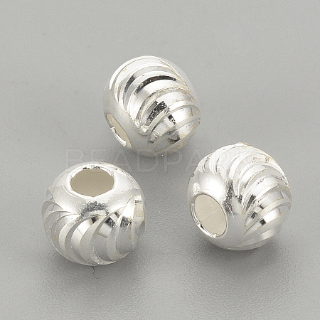 925 Sterling Silver Beads STER-S002-16-4mm-1