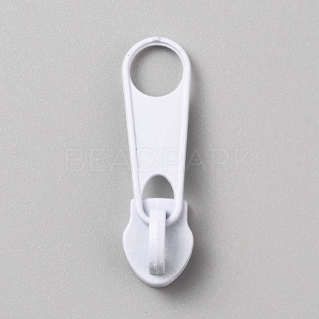 Spray Painted Zinc Alloy Zipper Pull FIND-WH0427-33A-14-1