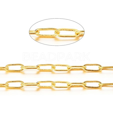 Brass Paperclip Chains CHC-S008-001C-G-1
