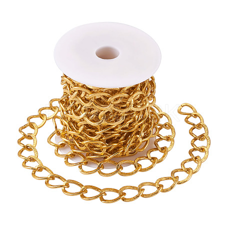 Aluminium Twisted Chains Curb Chains CHA-TA0001-05G-1