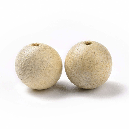 Camphor Wood Beads WOOD-K007-02A-1