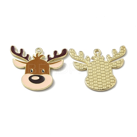 Alloy Enamel Pendants ENAM-Z001-08G-1