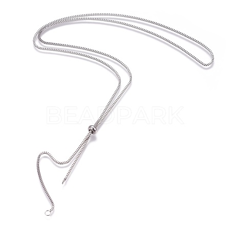 Stainless Steel Slider Necklace Making AJEW-JB00476-1