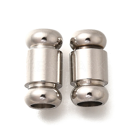 201 Stainless Steel Beads STAS-P381-01C-P-1