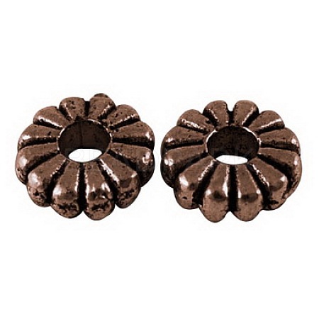 Tibetan Style Spacer Beads LS-TIBEB-LF0720YKG-R-FF-1